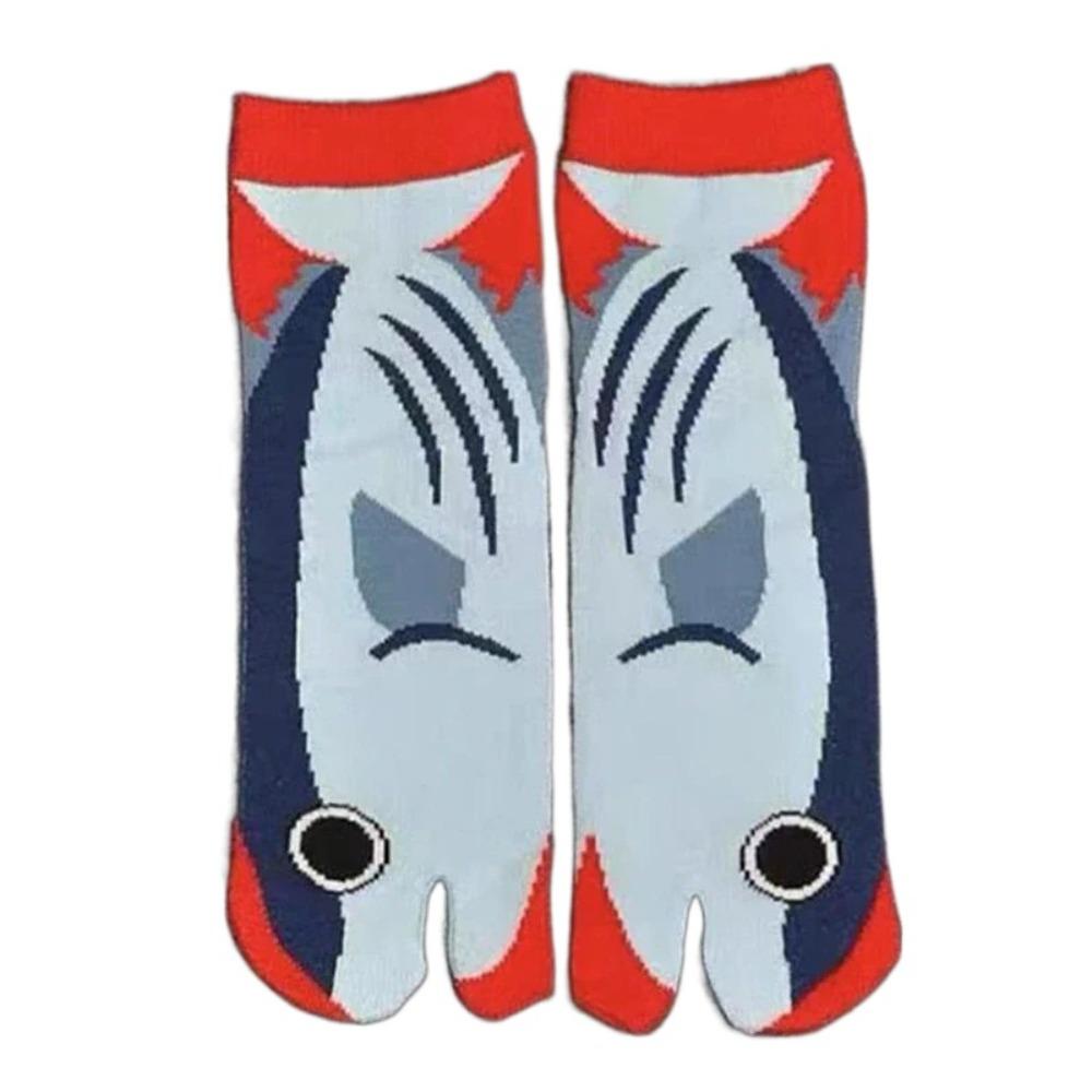 Wal Zehensocken Tiefseetiere Zehen Mittelwaden Socken Bequem Lustig Fisch Kniestrümpfe Geschenk
