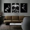 Modern Nude Woman Painting Poster Nordic Black White Lace Girl Picture Print Fashion Wall Canvas Art Hotel Bedroom Decor Cuadros