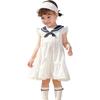 Balabala Girls' Sailor Style Princess Dress