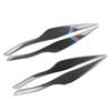 1Pair Real Carbon Fiber Headlight Eyebrow Eyelid Cover For BMW 3 Series E90 E91 2006 2007 2008 2009 2010 2011 Car