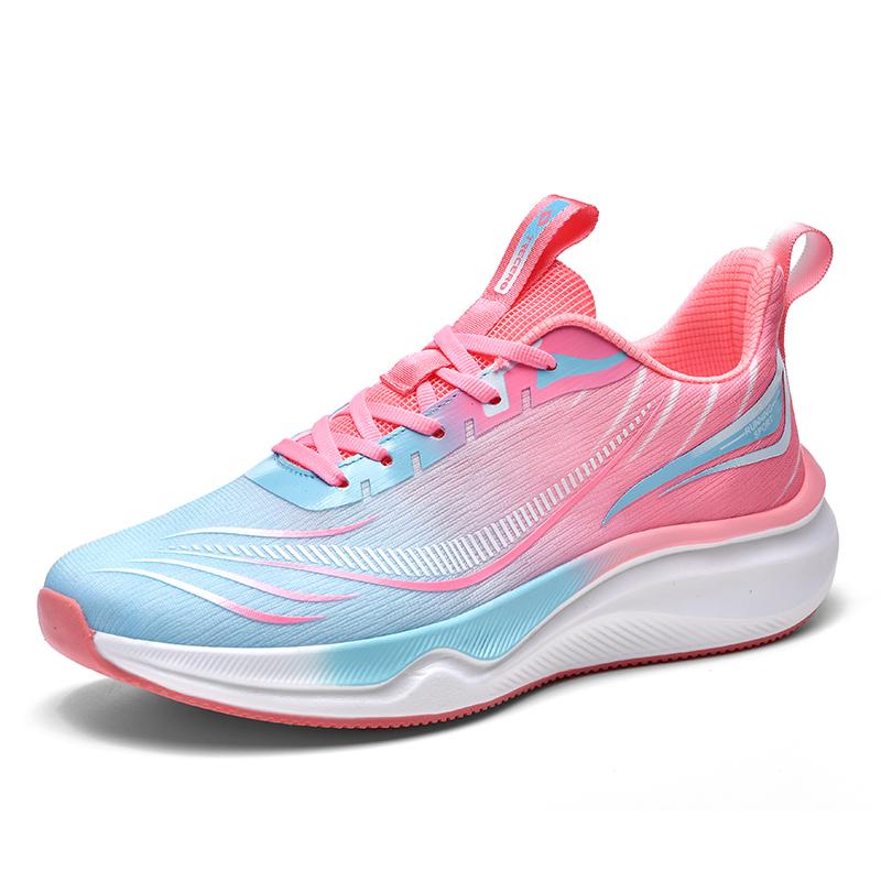 

Men Women Running Shoes Anti-slip Lace-up Casual Shoes Fashion Mesh Sneakers Breathable Walking Shoes Fitness Training Flat Shoe 36