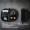 VIPERADE VE21 EDC EDC Pocket Organizer Small EDC Organizer Pouch Velcro EDC Pocket Pouch Pouch, (for Men), (6 Pockets), (Black)