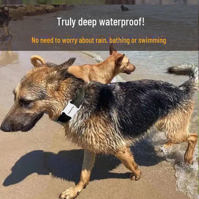 Pet Tracker Collar: Anti-Lost Dog Locator with Airtag Positioning