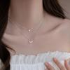 Chic Layered Butterfly Necklace - Trendy Women's Fashion Statement Piece