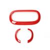 Roof Top Reading Light Lamp Cover Trim For Jeep Wrangler JK 4DR 11-17 Bright Red