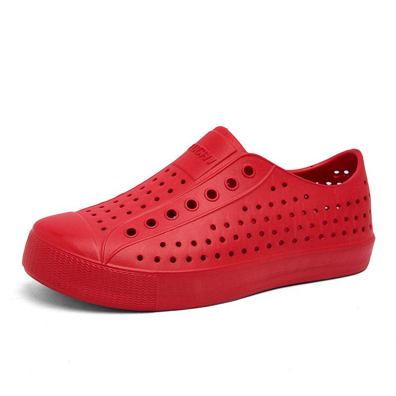 New Unisex Summer Sandals EVA Outdoor Beach Sports Sandals Fashion Versatile Slippers Lightweight Non-slip Hollow Couple Sandals