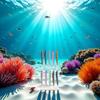 1Pc Creative Fish Ballpoint Pen Ocean Signature for Stationery School Office Supply (Random Color)