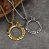 Punk Ouroboros Hängsmycke Halsband Herr Metall Drake Vikingastil Hip Hop Festtillbehör