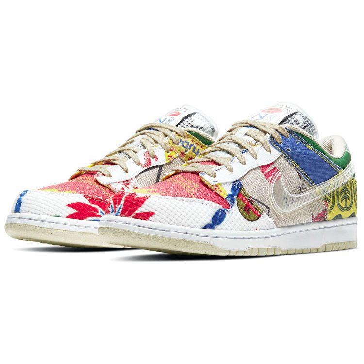 Nike Dunk Low City Market Unisex Sneakers Multi-Color DA6125-900