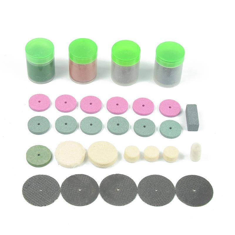 161-teiliges Mini-Bohrmaschinen-Multi-Rotationswerkzeug-Zubehörset Schleif-Polierset Elektrischer Schleifer Mikro-Bohrmaschine Schleif-Polierset