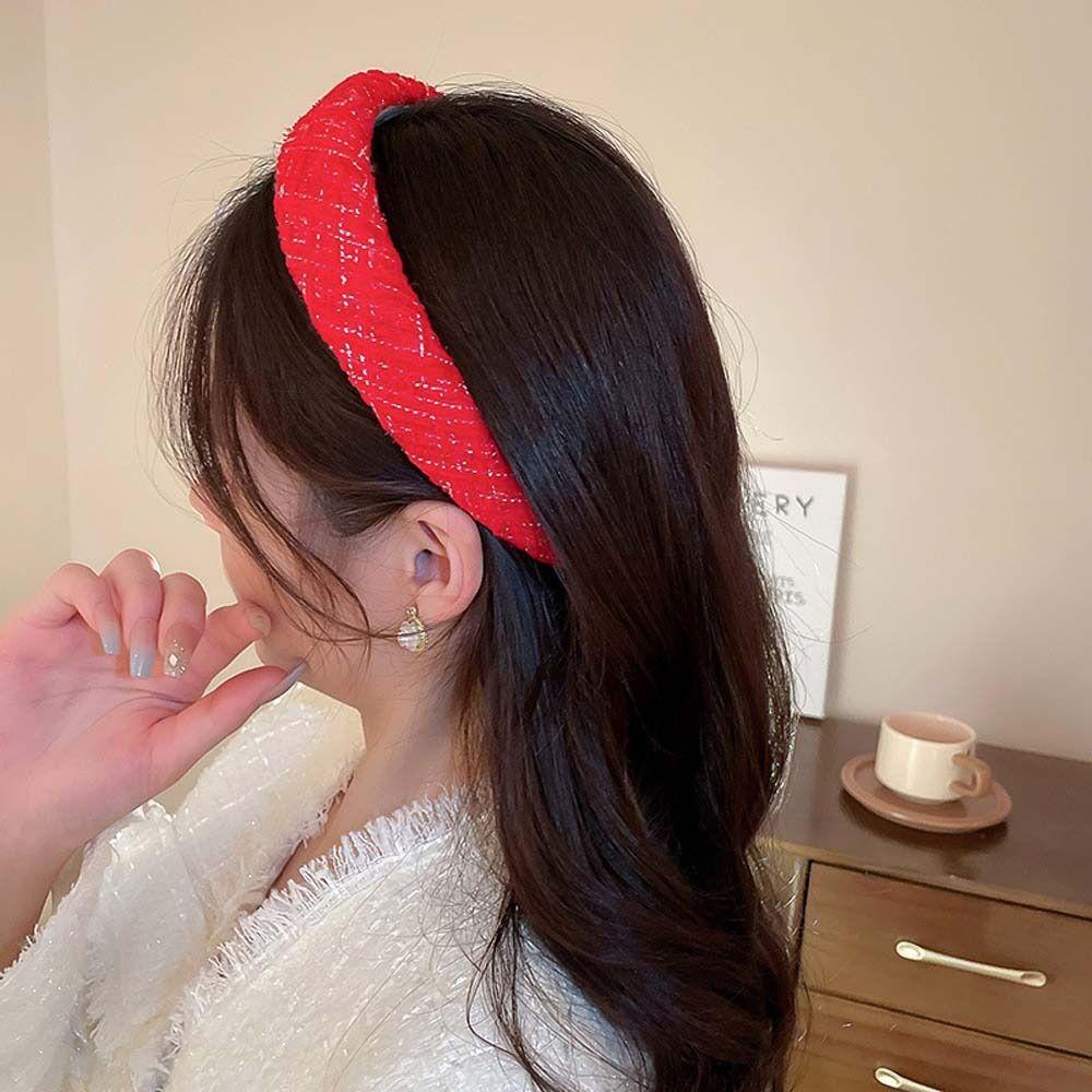 

Головной убор Повязка на голову для женщин Повязка на голову для женщин Красный обруч для волос Повязка на голову в китайском стиле на новый год