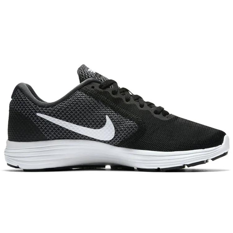 Nike Womens Revolution 3 (women's sizes) Dark Grey / White-Black Running Shoes 819303 001