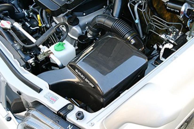 MONSTER SPORT Carbon Fiber Intake Duct for Jimny (JB23W) 215500-5200M