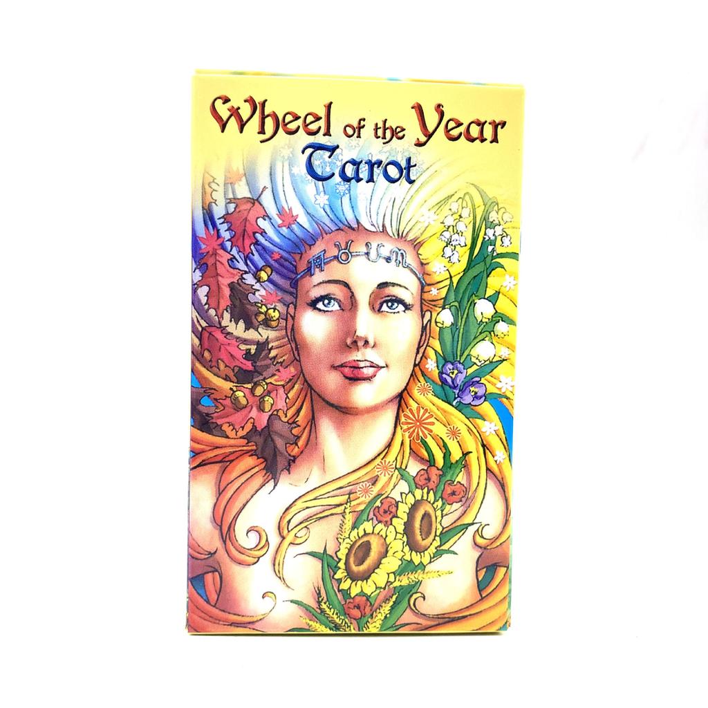 12*7cm Wheel of Year Tarot Cards with Paper Manual Board Games Deck Card