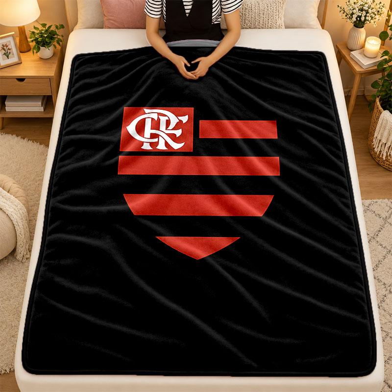 Flannel BlanketFlamengo Warm Soft Throw Blanket for Indoor Sofa Bed Living Room Use