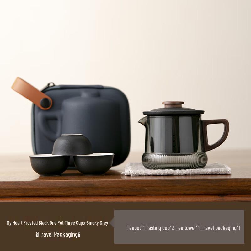 LISM Portable Ceramic Travel Tea Set