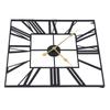 Wall Clock Iron Paint Art Roman Numeral Modern Fashionable Silent Large Wall Clock for Living Room