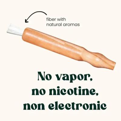 Inhalator do aromaterapii na olejki eteryczne Inhalator do rzucania palenia Patyczek Drewniany osobisty dyfuzor na olejki eteryczne z pręcikami z włókna