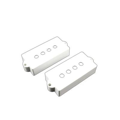 ALLPARTS PB Precision Bass Pickup White of Covers, (Pack 2) PC-0951-025