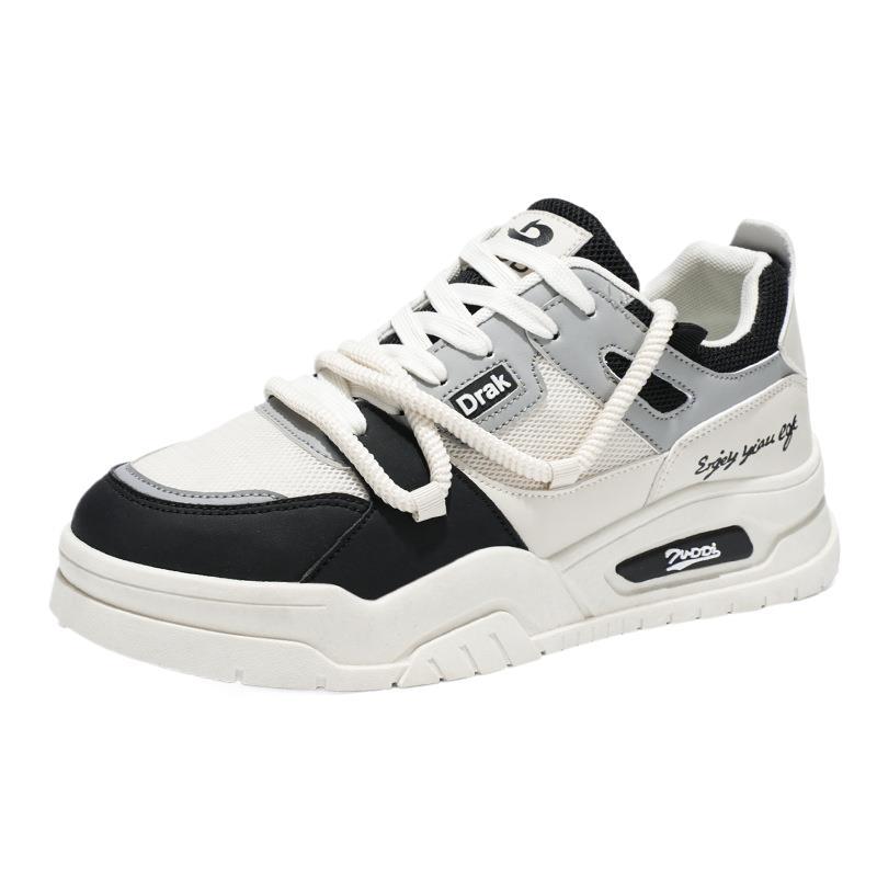 2025 summer men's shoes new breathable little white shoes men's trend versatile low-top sports shoes casual board shoes trendy shoes