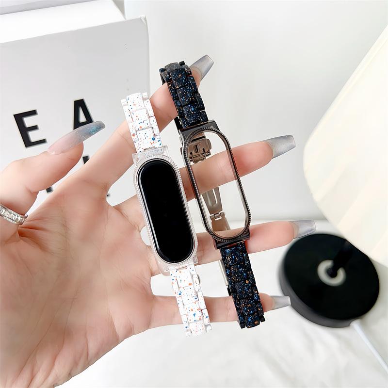 Applicable to OPPO bracelet metal protective case, metal Milan/buckle/three-bead strap, universal fashion version private mold