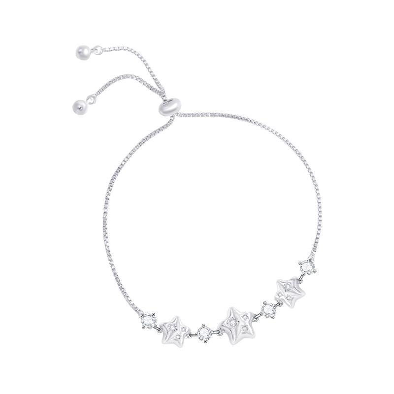 Copper Alloy Star Pull-Out Bracelet: Luxurious, Trendy Women's Jewelry