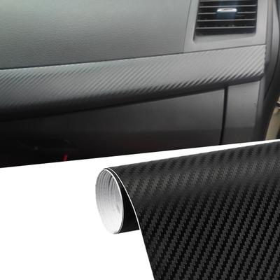 Car Wrap Sheet Anti-scratch Strong Adhesiveness Decorative 5D Carbon Fiber Vinyl