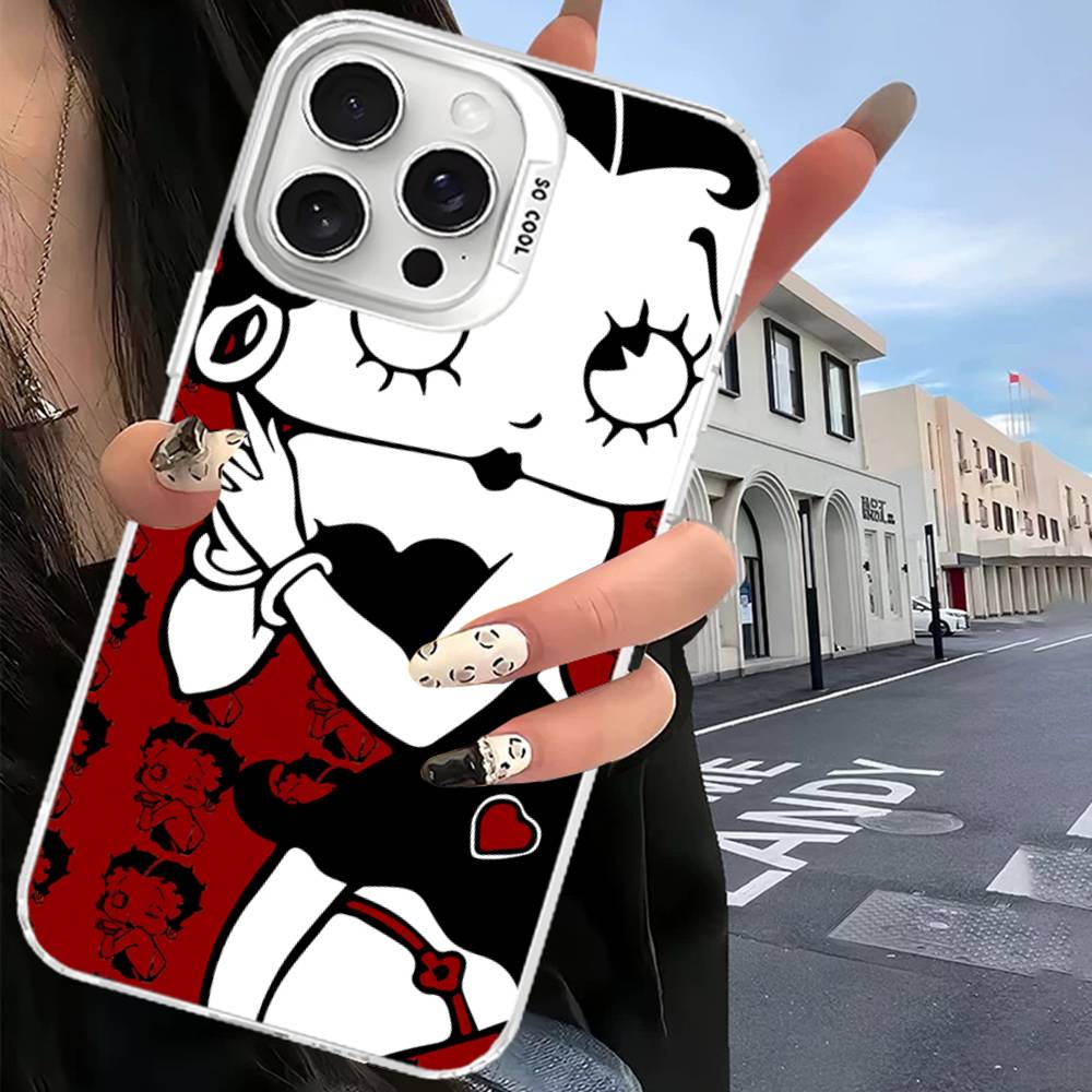 Sexy B-Bettys Girl Handyhüllen für iPhone 17 16 15 14 13 12 11 Plus Pro Max Bunte Hülle