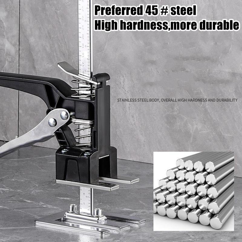 Labor Saving Arm Board Jack Elevator Cabinet Lifter Height Locator Adjusting Lifter Multifunctional Anti-Slip Hand Lifting Tool