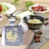 2pcs Ginger Grater Stainless Steel Wasabi Grater Shovel Garlic Press Crushed Kitchen Mincer for Fruits Vegetables Sushi Sashimi 3