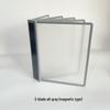 Wall-Mounted Magnetic A4 Flip Folder Document Organizer Display Stand