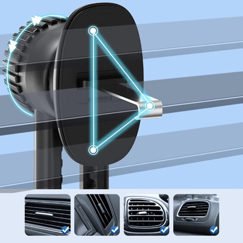 360 Grad Drehbarer 17mm Kugelgelenk Verlängerungsstab Für Verstellbare Auto Armaturenbrett Handyhalterung & Stativständer Adapter