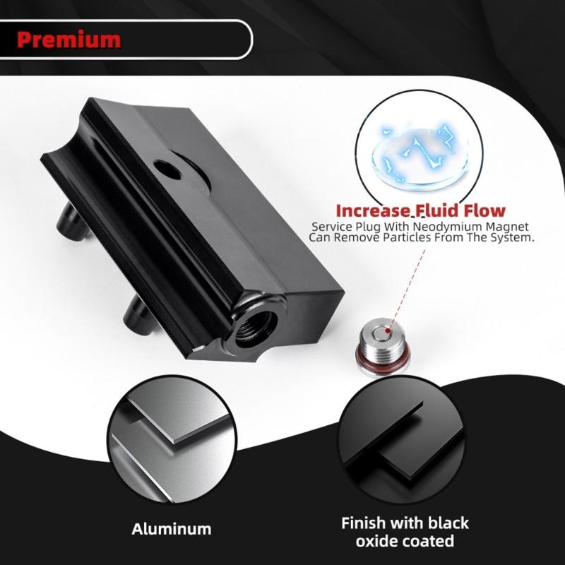 Aluminum Transmission Coolers Bypass Valves Suitable For 1500 8L90 Trucks Optimized Oil Flow Thermal Control 125071000