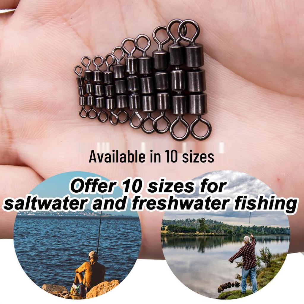 High-Speed Triple Swivel Connector for Sea Fishing - Fishing Gear & Accessories