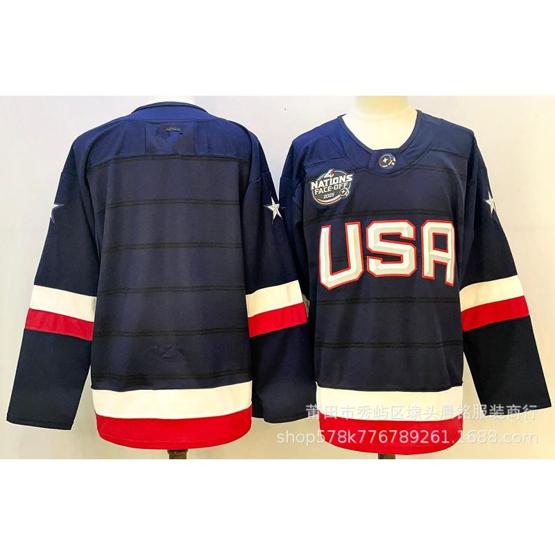 Mens Ice Hockey Jersey Toronto Maple Leafs 34 86 USA Team 19 Embroidered Custom Fan Wear