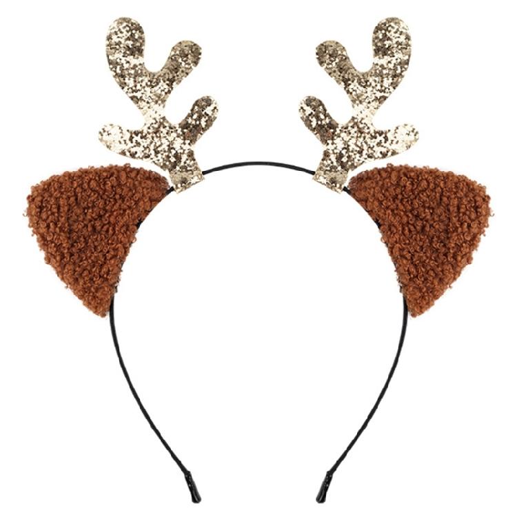 Adjustable Hair Hoop Suit Festives Wear Headbands Seasonal Celebration Hair Hoop for Christmas Event and Cosplay