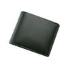 [Kyupuris] Box Calf Bi-fold Wallet Card & Billfold, Made In Japan, Green 4412(06) 9.0 Cm X 10.5 Cm X 2.0 Cm