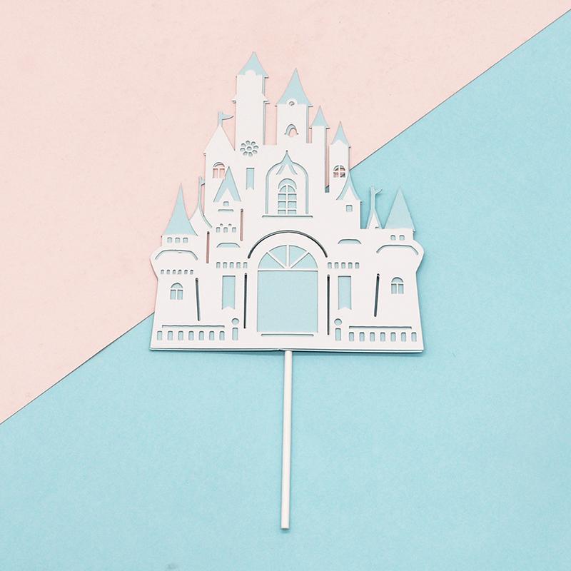 Palace Princess Cake Topper For Wedding Birthday Baking Supplies Party Decor