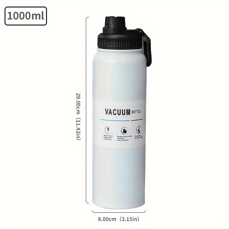 1pc, Vacuum Sports Water Bottle, 304 Stainless Steel Water Cups, Portable Travel Water Bottles, for Camping, Hiking, Fitness, Outdoor Drinkware