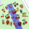 20-Piece Colorful Enamel Fruit Pendant Charms for DIY Bracelets: Strawberry, Cherry, Pineapple, and More