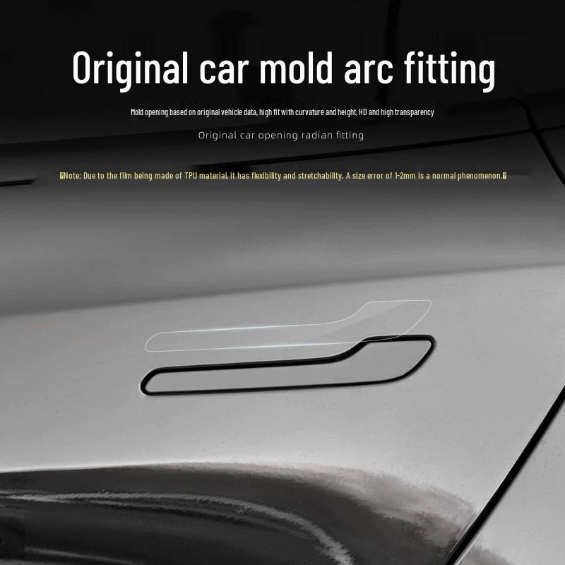 Tesla Model Y Exterior Door Handle & B-Pillar Protection Film - Refreshed TPU Version