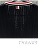 TIME BREATHE Damen V-Ausschnitt Strickjacke - Herbst/Winter Rot, Weiß & Blau Gestreifter Pullover
