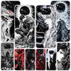 Funda Negra Blanca G-Guts B-Berserks Phnoe para Xiaomi Poco X5 X6 X7 Pro X4 Gt F7 Ultra M8 M7 Redmi 15C 15 13C 13 12C 12 Cov Único