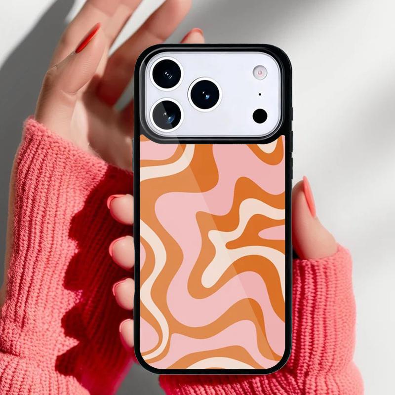 Liquid Swirl Abstract Pattern Phone Case for iPhone 17 16 15 14 13 Pro Max Back Cover for 12 11 Pro Coque