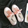 Women White Sneakers Fashion Classic Canvas Shoes Flat Ladies Vulcanize  Light Lace-up Causal Sports