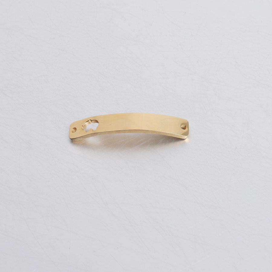 Kavisli Dikdörtgen Paslanmaz Çelik Fil Ağaç Taç Bağlantı Elemanı