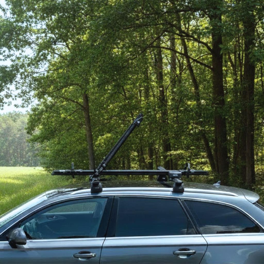 Trunk Bicycle Holder for Roof Hakr Speed Alu Aluminum Black + Lock