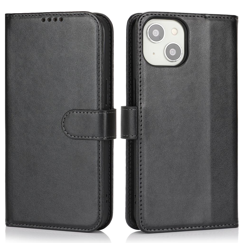 For iPhone 14/13 Stand Case Shockproof Leather Wallet Phone Cover