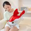 Lucky Koi Goldfish Shaped Plush Toy Soft PU Leather Cartoon Fish Doll Home Decor  Kids Birthday Gift Animal Cushion Throw Pillow