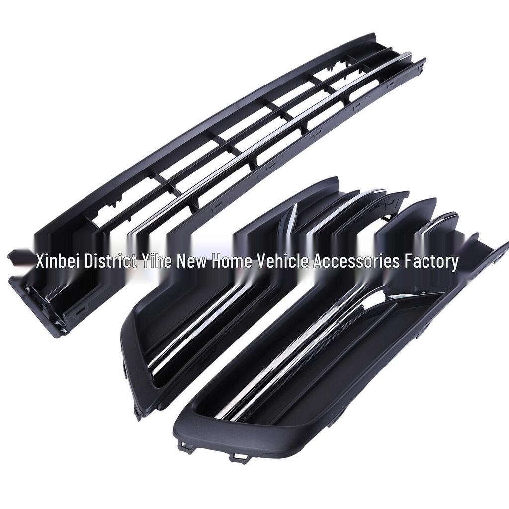 Volkswagen Passat 2016-2019 Front Bumper Fog Light Frame Mesh Grille Cover (No Hole)